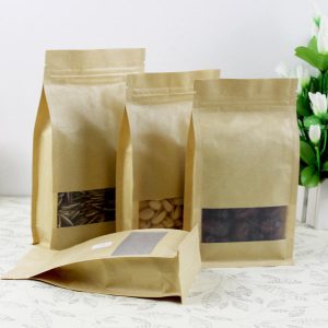 Rubber sealing strip kraft paper bag